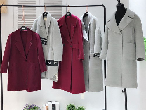 高端精品女裝 世紀藍天冬裝雙面尼大衣，休閑時尚新風尚